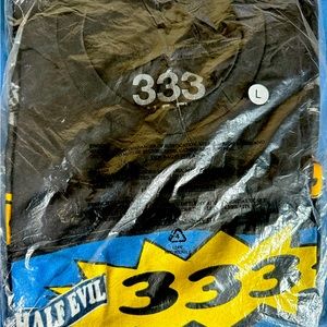 Half evil graphic tee